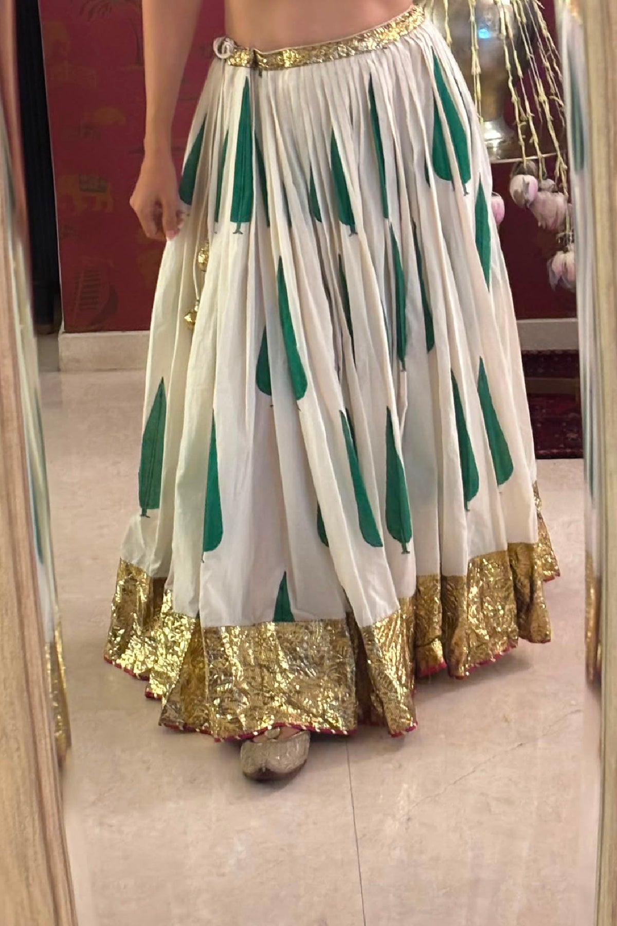 Boota chinar skirt only