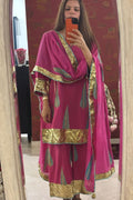 Boota Rani Pink Gulaabo choga set of 3